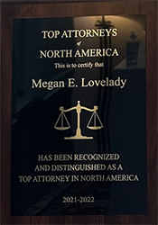 Top Attorneys of North America | Megan E. Lovelady | 2021-2022
